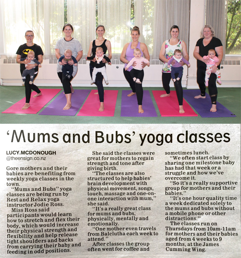 Mums and Bubs Yoga