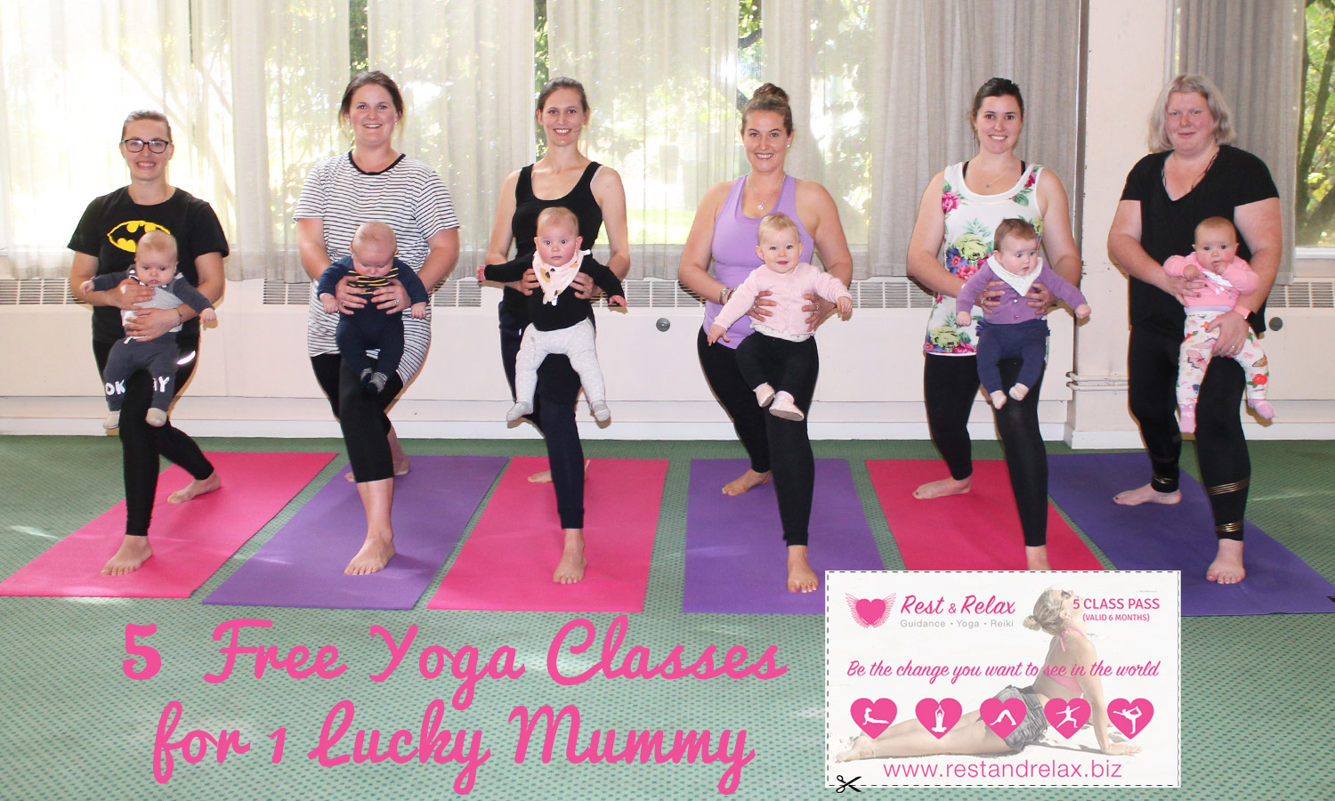 Mums Bubs & Toddlers Yoga in Gore